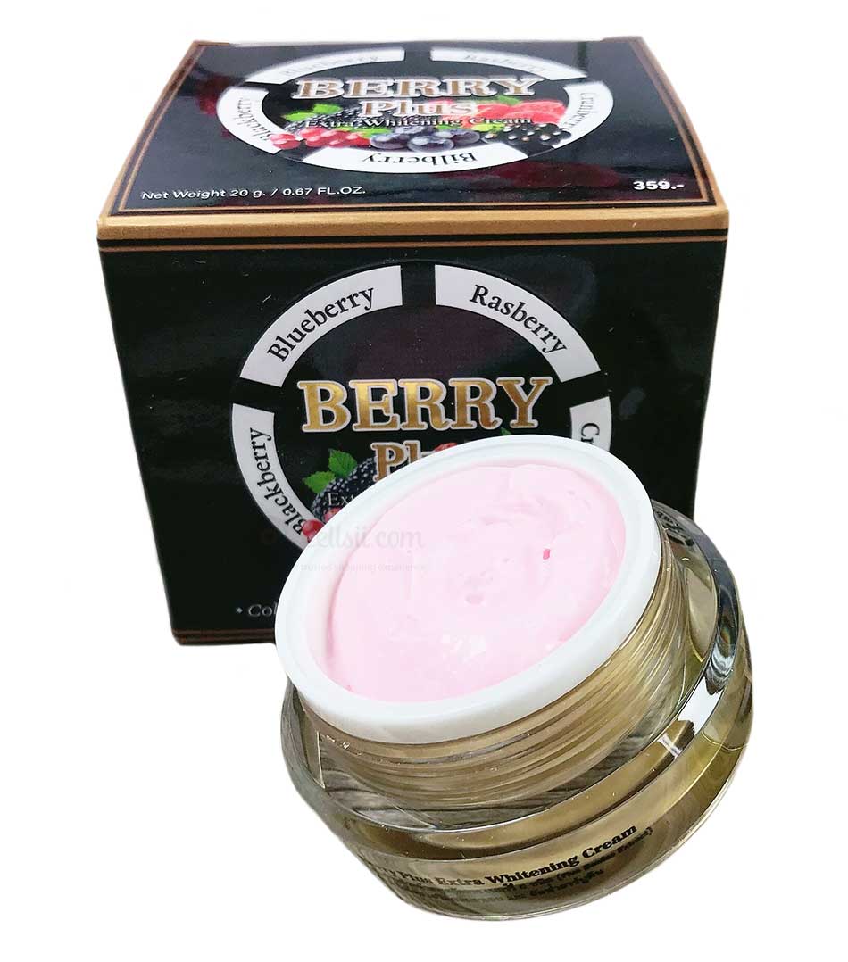 berry plus extra whitening cream