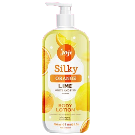 Joji Silky orange lime white and firm body lotion