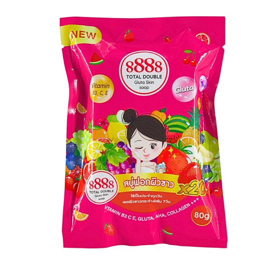 8888 Total double gluta skin soap