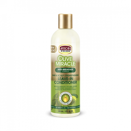 African Pride Olive Miracle Leave-In Conditioner 12Oz Intlcosmetic