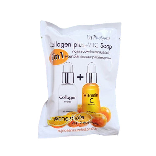 by phiw suay collagen plus+vitC soap