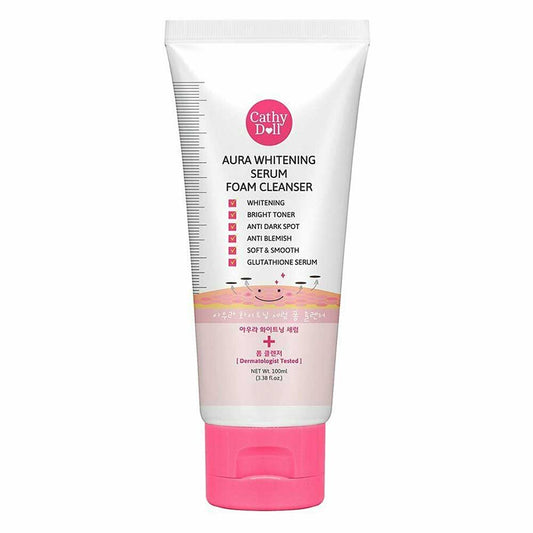 Cathy Doll Aura Whitening Serum Foam Cleanser 100ml Intlcosmetic