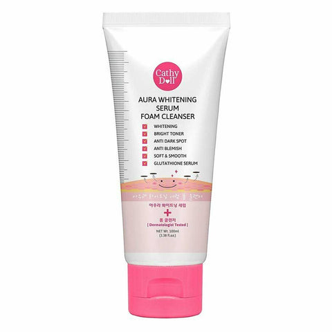 Cathy Doll Aura Whitening Serum Foam Cleanser 100ml Intlcosmetic