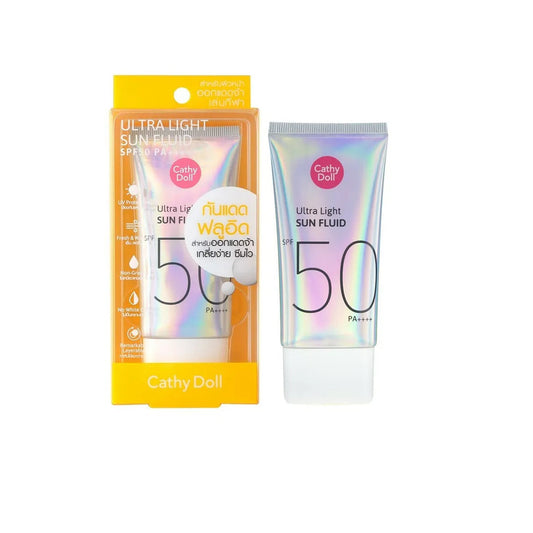 Cathy Doll Ultra Light Sun Fluid SPF50PA++++40 Ml. Intlcosmetic