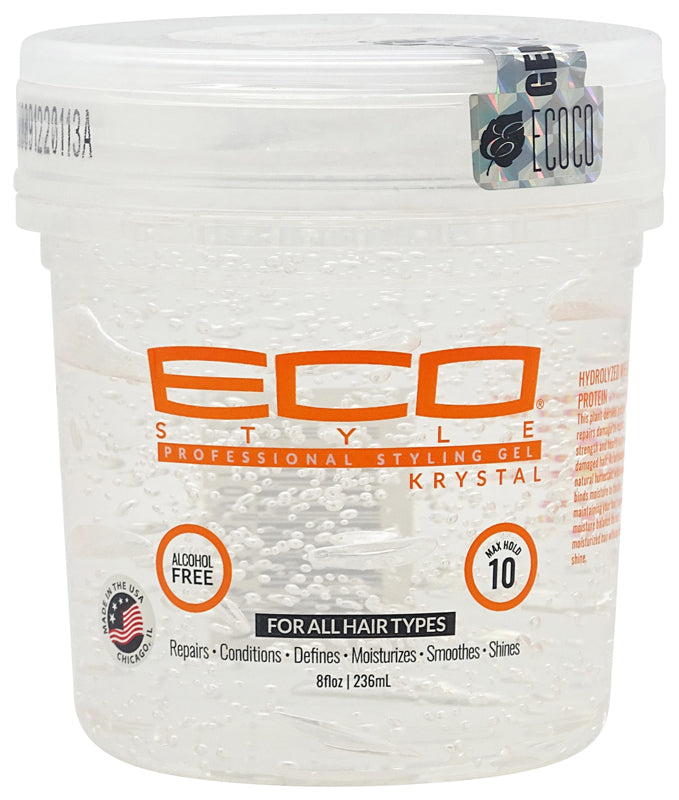 Eco Style Professional Styling Gel Krystal 236ml Intlcosmetic