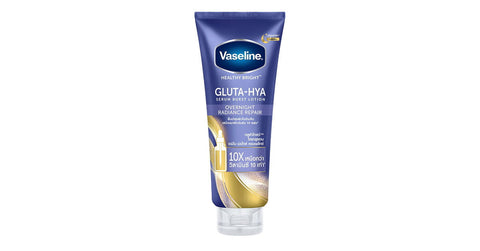 Vasline gluta HYA serum brust UV lotionovernight radiance repair