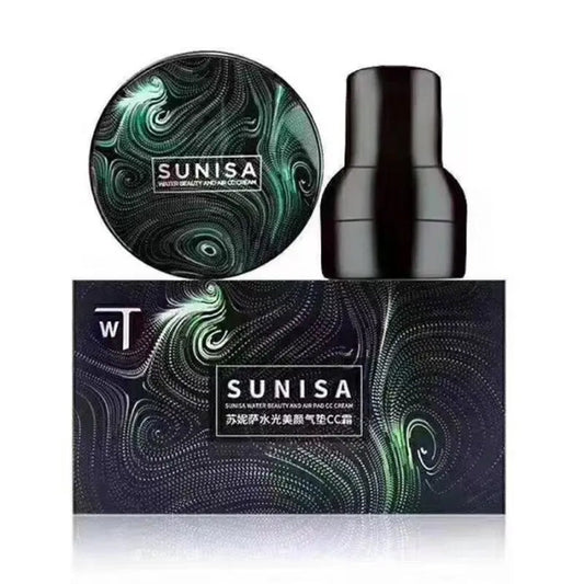 SUNISA Air Cushion Cream Mushroom Head Full Coverage BB Cream NATURAL SHADE 20g Intlcosmetic