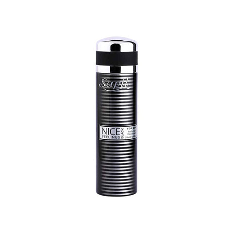 Sapil Nice Feelings Black for Men Deodorant 200ml Intlcosmetic