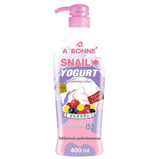 A bonne snail yogurt whitening lotion