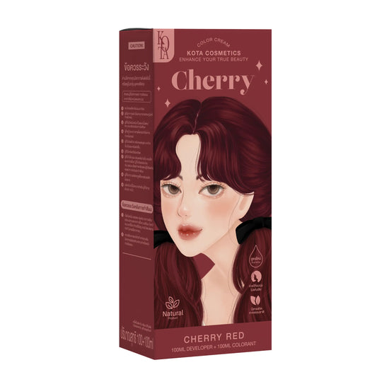 Kota cosmetics cherry red color