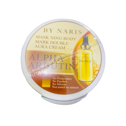 Naris mask ning body mark double aura cream alpha arburtin