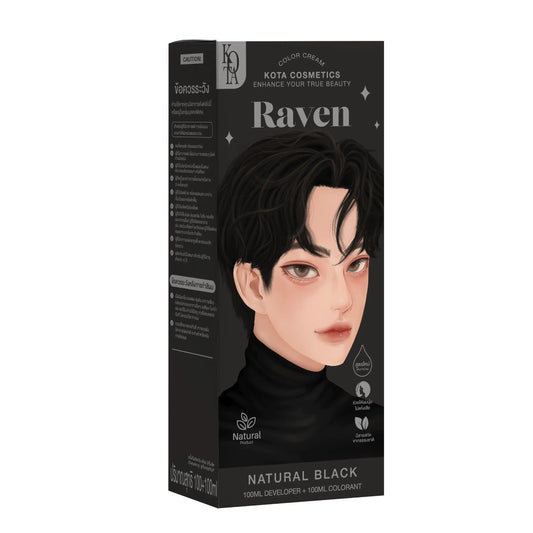 Kota cosmetics raven natural black color