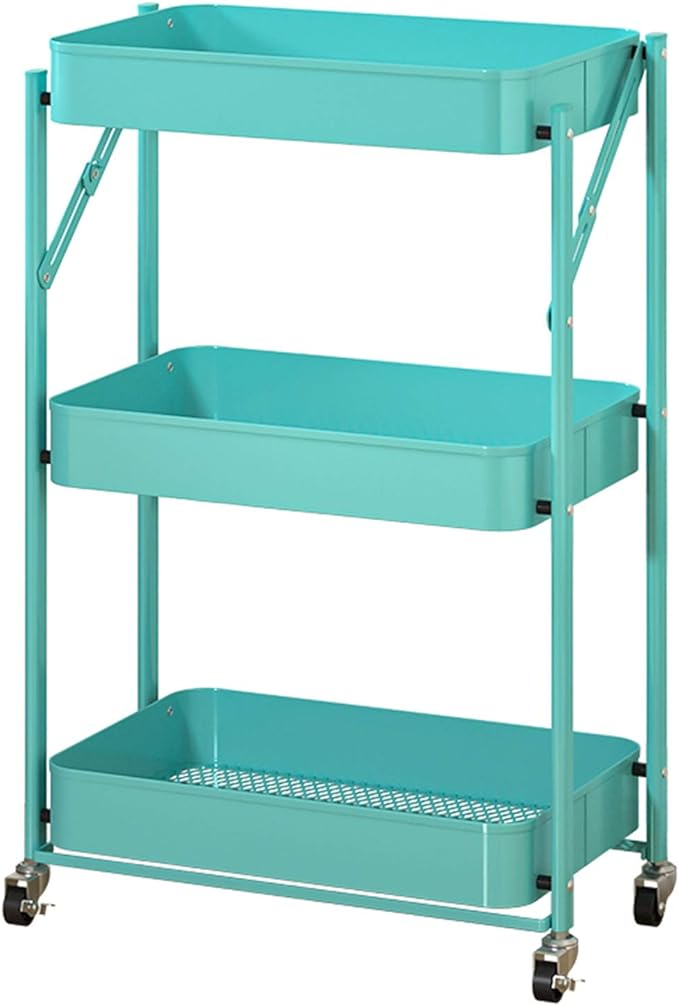 3 Tier Kitchen Trolley with Wheels