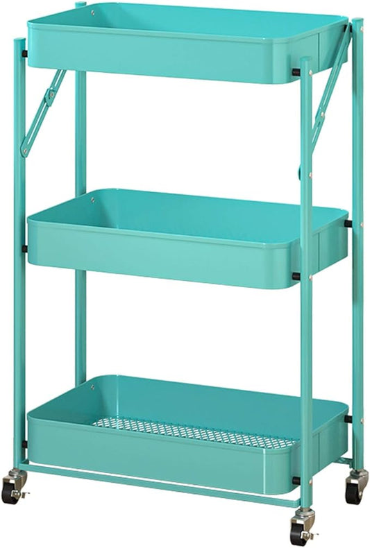 3 Tier Kitchen Trolley with Wheels