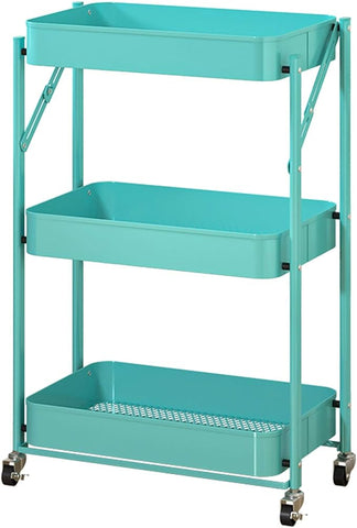 3 Tier Kitchen Trolley with Wheels