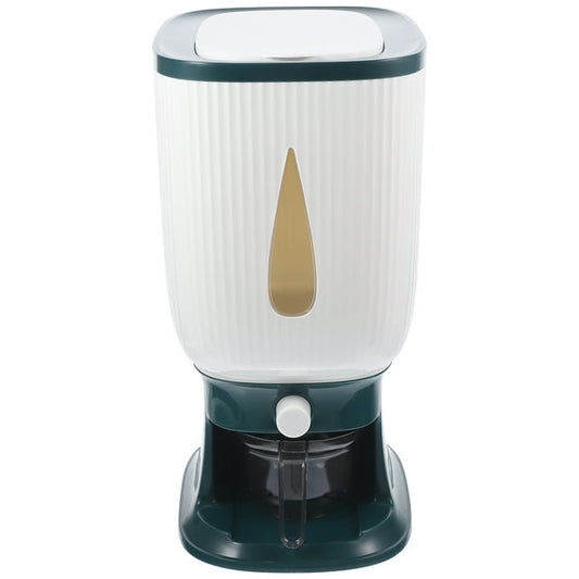 Kitchen Rice Dispenser Large Grain Storage Container with Lid & Measuring Cup